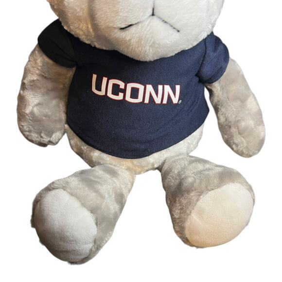 UConn Huskies Stuffed Bear - 14" Jonathan the Husky with UConn shirt - Picture 7 of 10